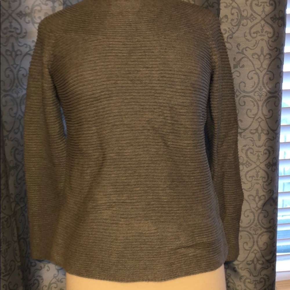 Grey Talbots ribbed sweater